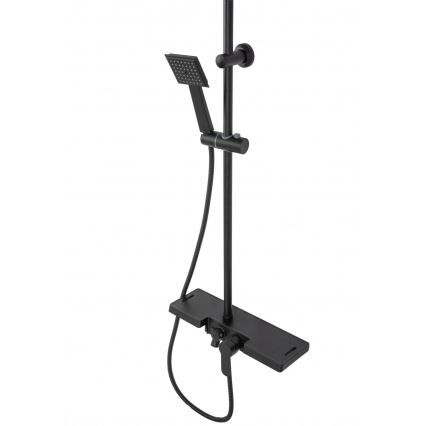 REA-P0636 - Set za tuširanje BRAVO u mat crnoj boji