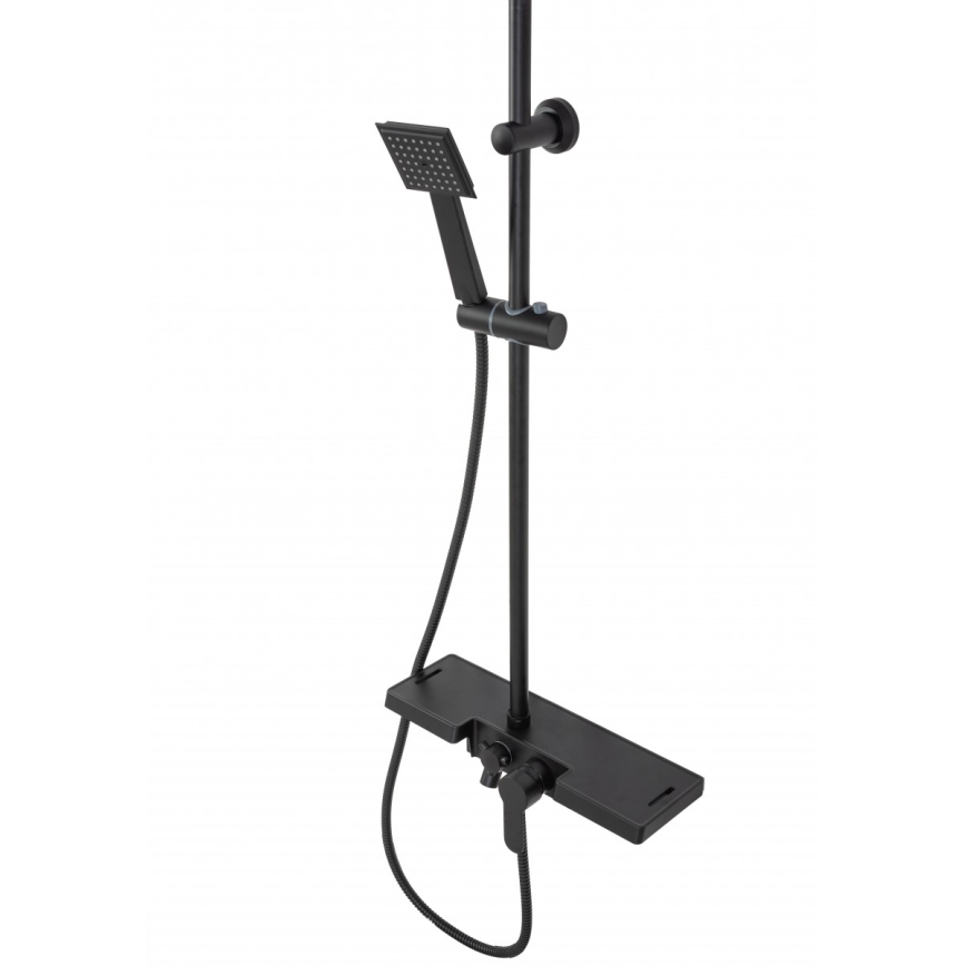 REA-P0636 - Set za tuširanje BRAVO u mat crnoj boji