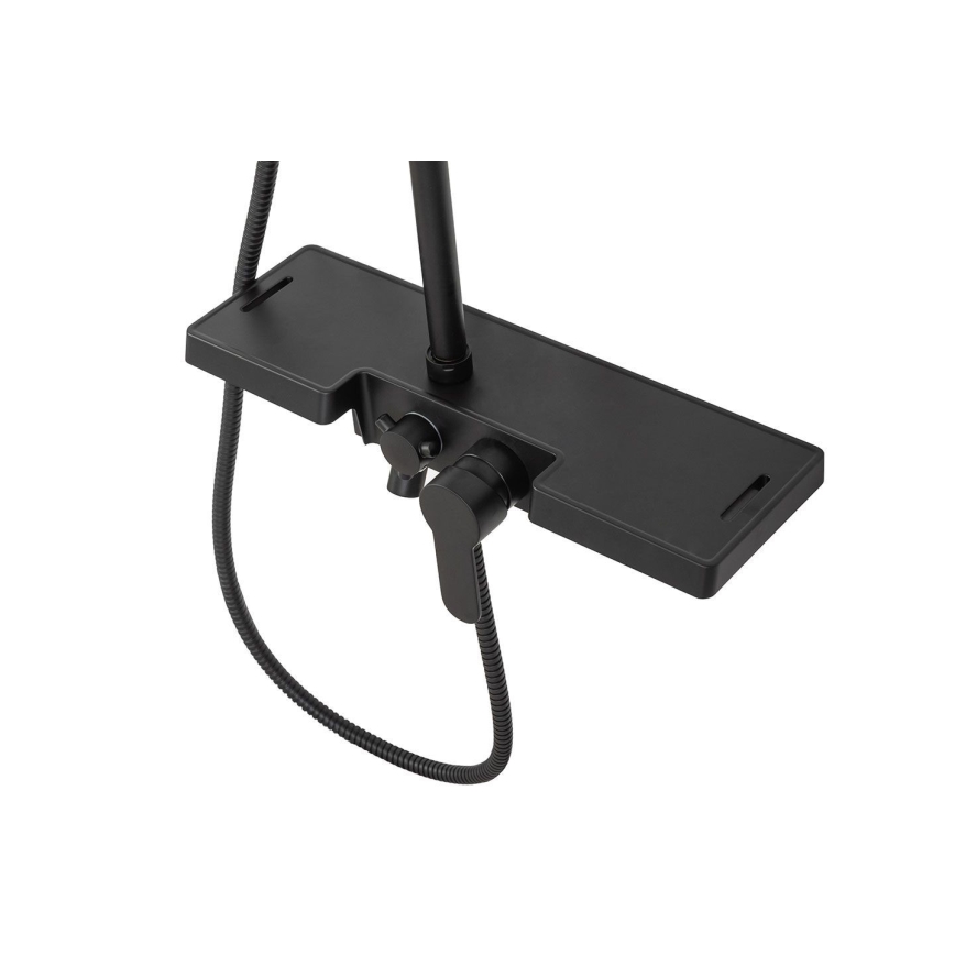 REA-P0636 - Set za tuširanje BRAVO u mat crnoj boji