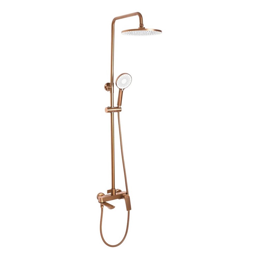 REA-P2418 - Set za tuširanje AVALON s miješalicom, brušeni bakar