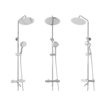 REA-P6607 - Set za tuširanje s termostatskom miješalicom LUNGO sjajni krom