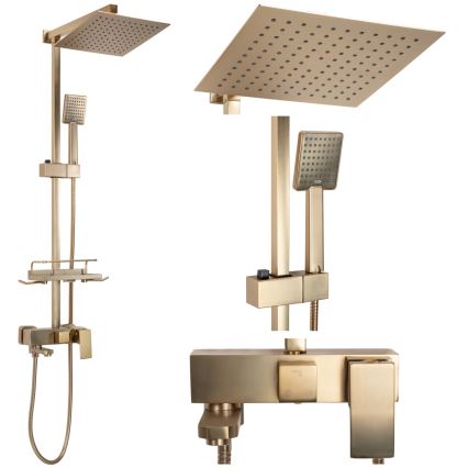 REA-P7050 - Tuš set s miješalicom JACK brušeno zlato