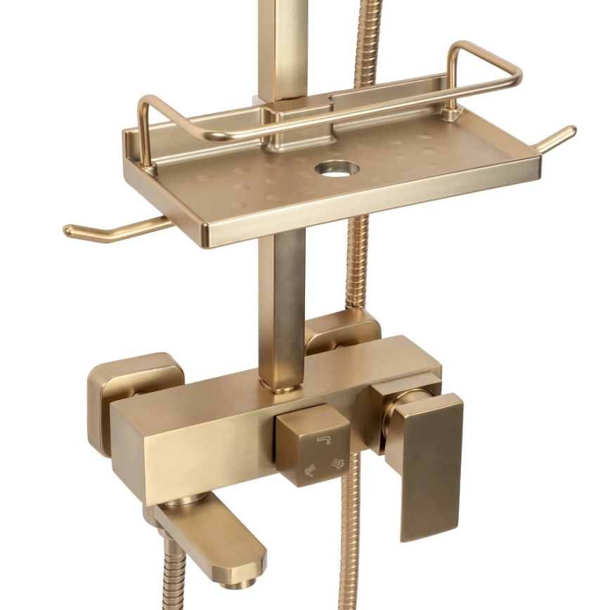 REA-P7050 - Tuš set s miješalicom JACK brušeno zlato