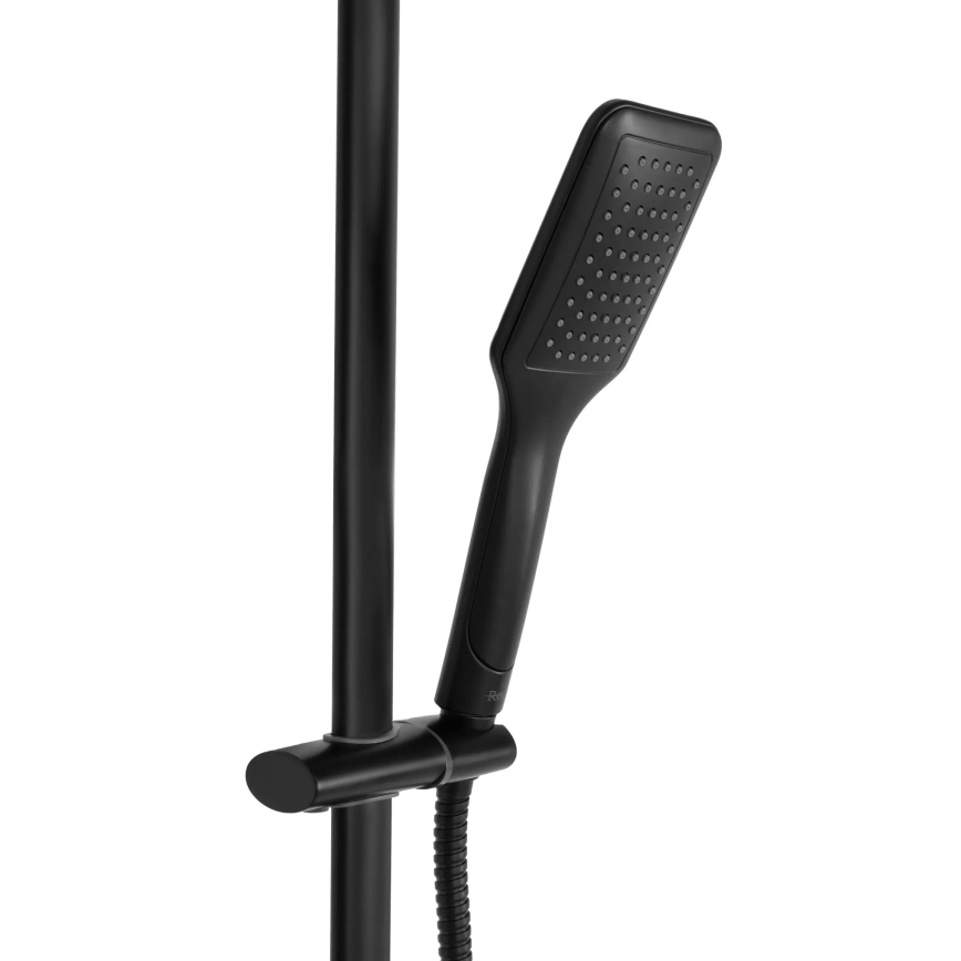 REA-P7101 - Tuš komplet s termostatskom miješalicom TOM, mat crni