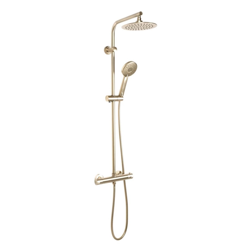 REA-P8413 - Set za tuš s termostatskom miješalicom BLISS, brušeno zlato
