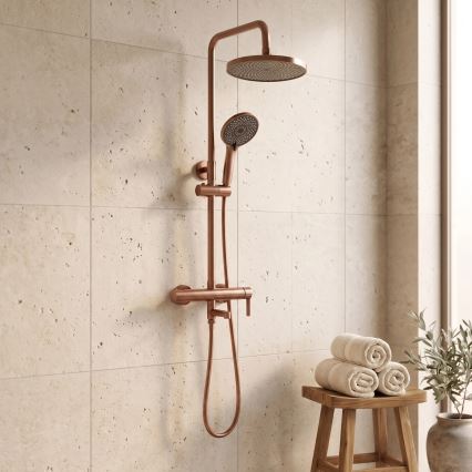 REA-P8715 - Tuš set s miješalicom ARCOS brušeni bakar