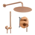 REA-P8809 - Set za tuš s ugradbenom miješalicom LUNGO, brušeni bakar