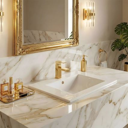 REA-U0040 - Ugradni umivaonik DAFNE 46,5x76 cm keramika/sjajna bijela