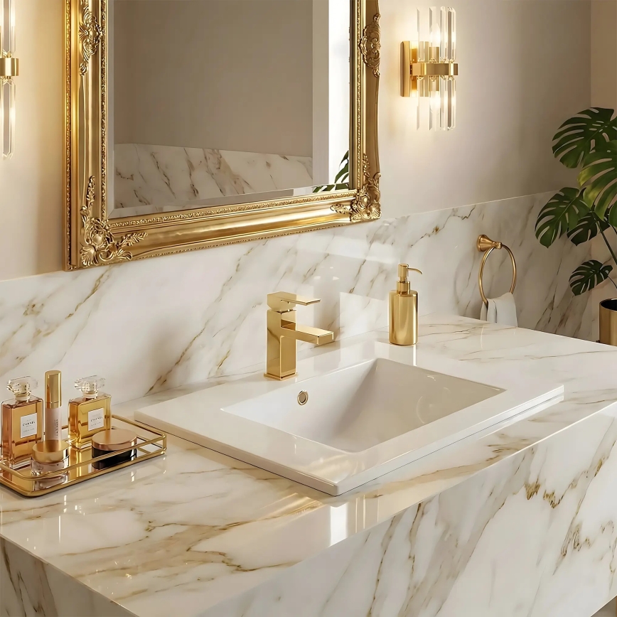 REA-U0040 - Ugradni umivaonik DAFNE 46,5x76 cm keramika/sjajna bijela