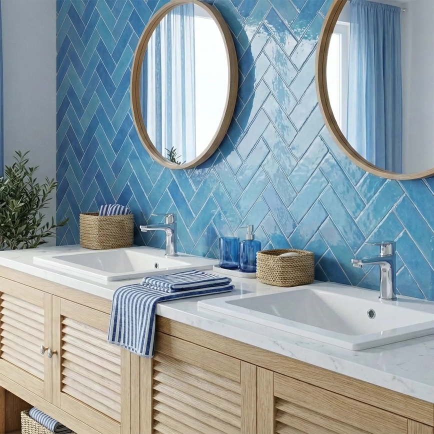 REA-U0040 - Ugradni umivaonik DAFNE 46,5x76 cm keramika/sjajna bijela