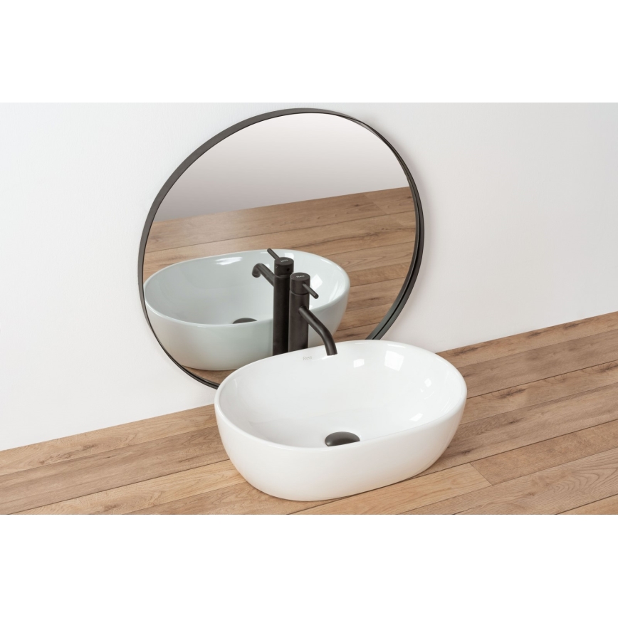REA-U0416 - Nadgradni umivaonik AMELIA 34,5x48 cm keramika/visokosjajna bijela