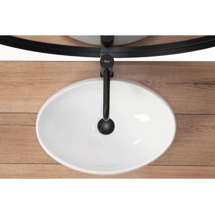 REA-U0462 - Umivaonik na ploču LINDA 34x48,5 cm keramika/sjajna bijela