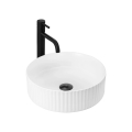 REA-U0601 - Umivaonik na ploču DELIA 36 cm sjajna bijela/imitacija kamena