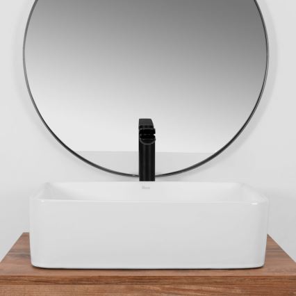 REA-U0669 - Nadgradni umivaonik ANITA 37,5x48,5 cm keramika/sjajna bijela