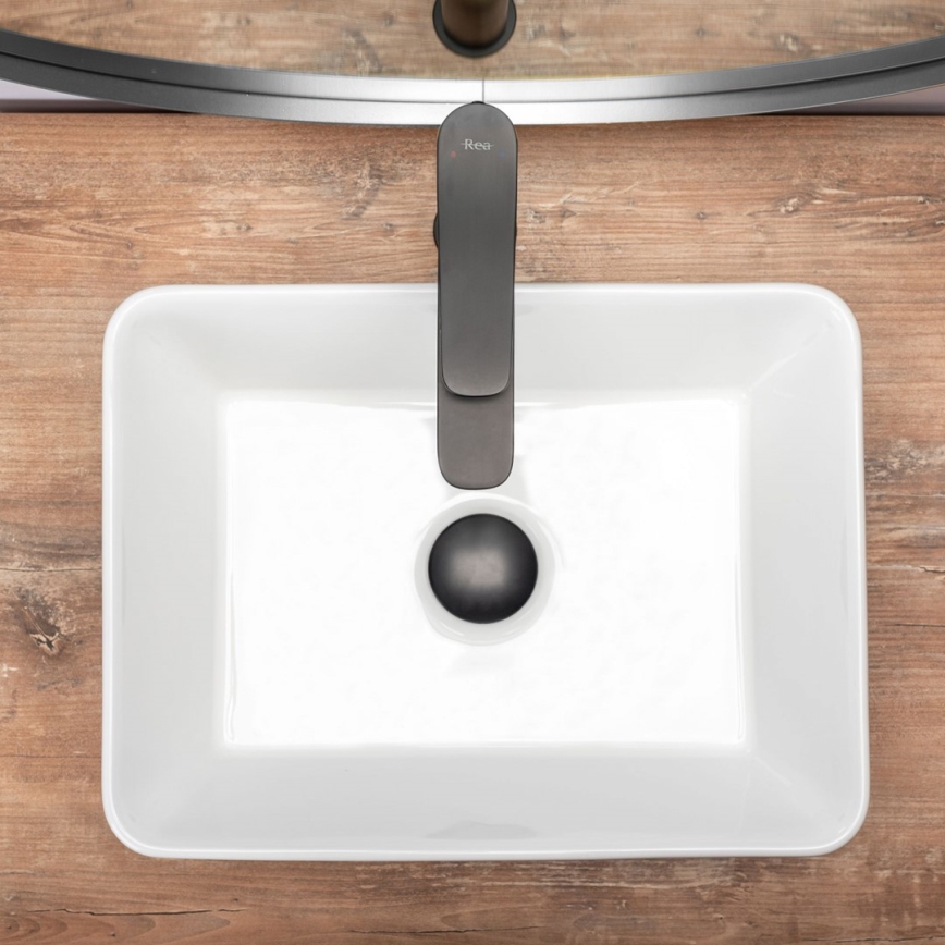 REA-U0952 - Nadgradni umivaonik ANITA MINI 31x41 cm keramika/sjajna bijela