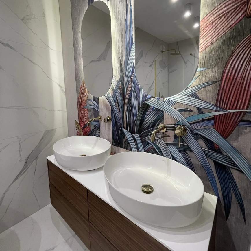 REA-U1223 - Nadpultni umivaonik QUEEN 41,5x55 cm keramika/sjajna bijela