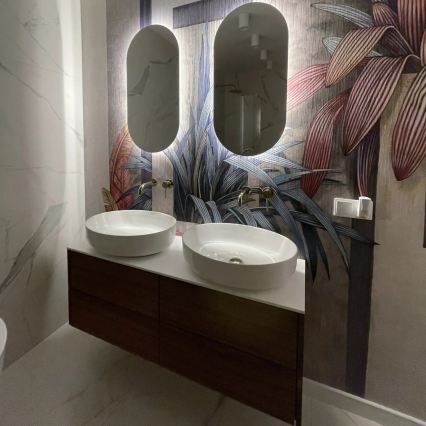 REA-U1223 - Nadpultni umivaonik QUEEN 41,5x55 cm keramika/sjajna bijela