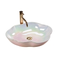 REA-U3309 - Nadgradni umivaonik PEARL 38x50,5 cm keramika/višebojno