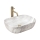 REA-U3324 - Nadgradni umivaonik BELINDA 33x46 cm keramika/siva/imitacija kamena