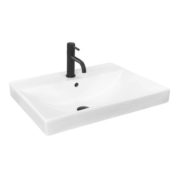 REA-U3326 - Ugradbeni umivaonik MANDY 46x60 cm keramika/sjajno bijela