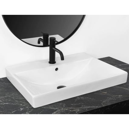 REA-U3326 - Ugradbeni umivaonik MANDY 46x60 cm keramika/sjajno bijela