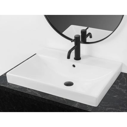 REA-U3326 - Ugradbeni umivaonik MANDY 46x60 cm keramika/sjajno bijela
