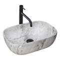 REA-U3800 - Nadpultni umivaonik LIVIA 33,5x46,5 cm keramika/siva/imitacija kamena