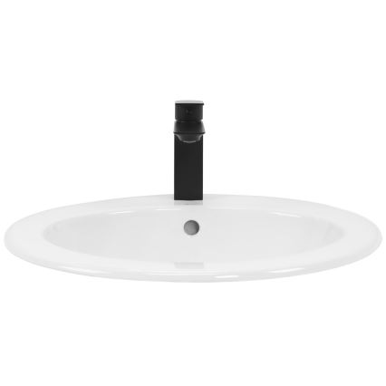 REA-U4122 - Ugradbeni umivaonik DALIA 46x51,5 cm keramika/sjajna bijela
