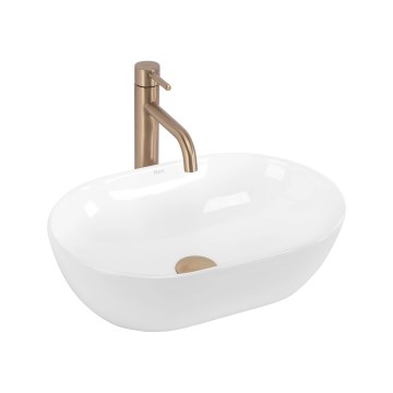 REA-U4330 - Nadgradni umivaonik AMELIA 31x45 cm keramika/sjajna bijela
