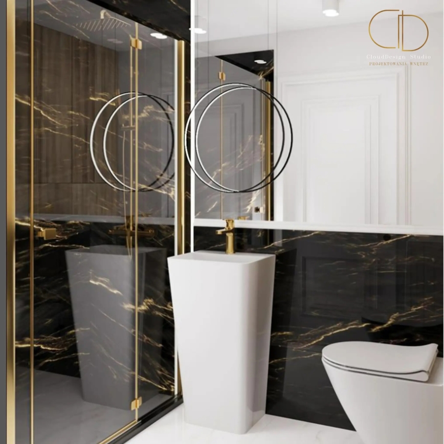 REA-U5637 - Samostojeći umivaonik ARIS 37,5x44 cm keramika/sjajna bijela