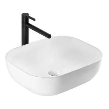 REA-U6300 - Umivaonik na ploču MONA SLIM 40x50,5 cm keramika/sjajna bijela