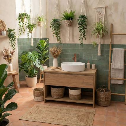 REA-U6370 - Nadpultni umivaonik JOANA 38,5x50,5 cm keramika/sjajna bijela