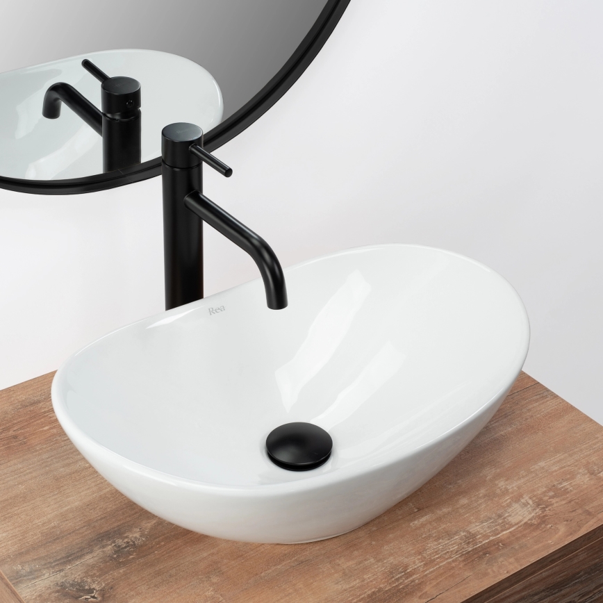 REA-U6507 - Umivaonik na ploču ROYAL MINI 30x47 cm keramika/bijela