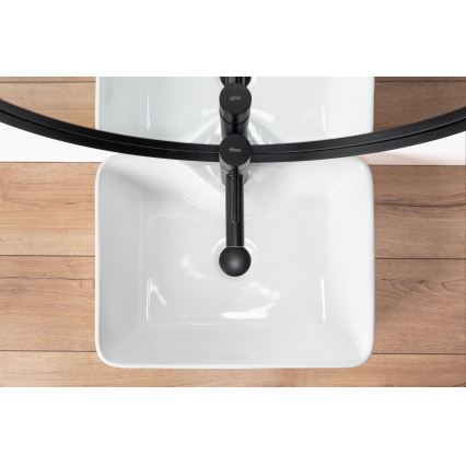 REA-U6524 - Nadpultni umivaonik KELLY 38 x 49 cm keramika/sjajna bijela