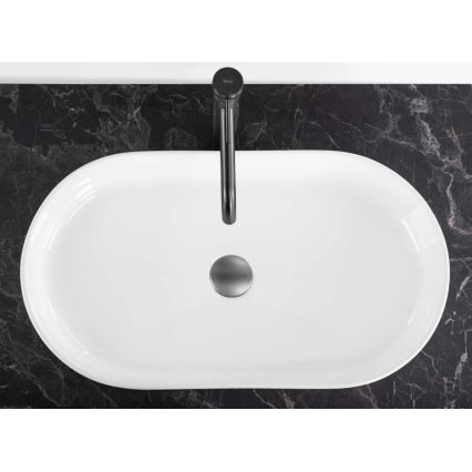 REA-U6526 - Nadgradni umivaonik VANDA 34x60 cm keramika/visoki sjaj/bijela