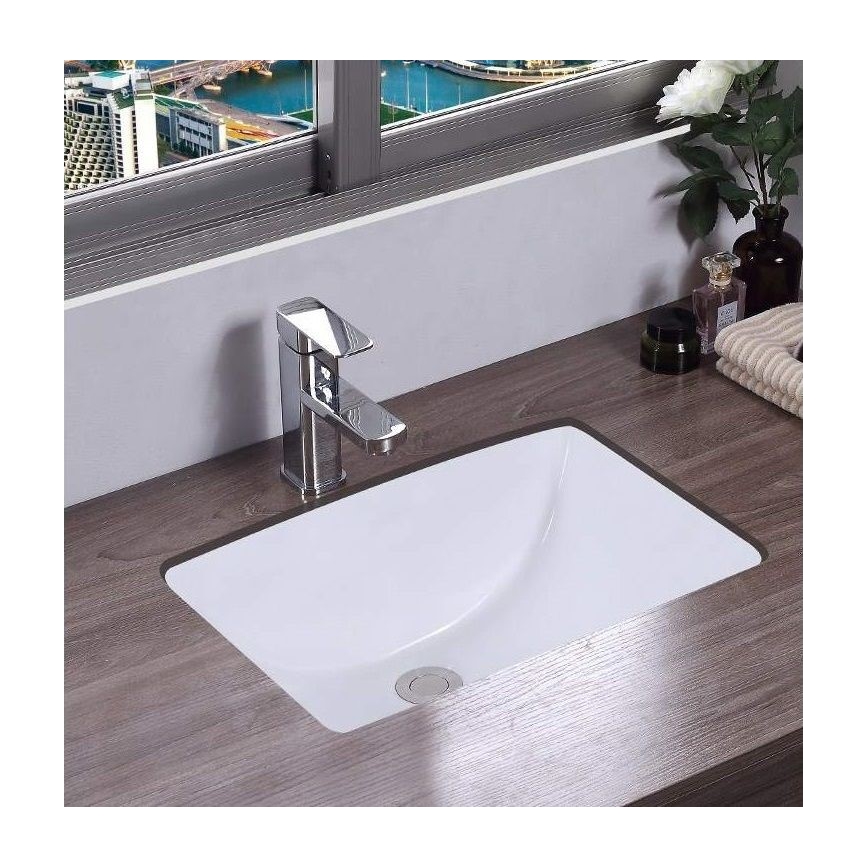 REA-U6653 - Ugradbeni umivaonik ADELA 33x46 cm keramika/sjajna bijela