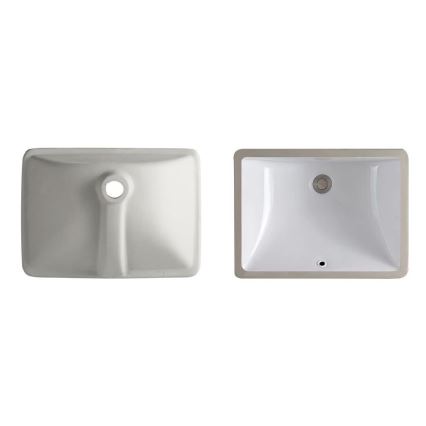 REA-U6653 - Ugradbeni umivaonik ADELA 33x46 cm keramika/sjajna bijela