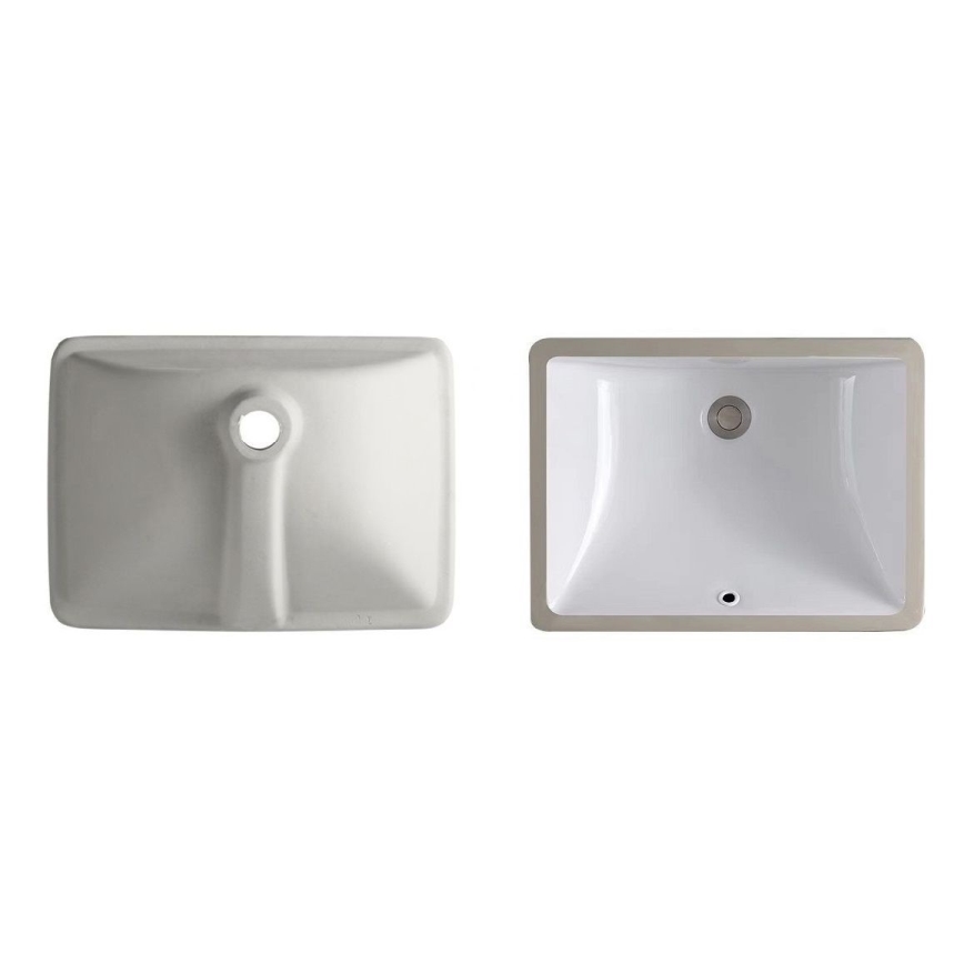 REA-U6653 - Ugradbeni umivaonik ADELA 33x46 cm keramika/sjajna bijela