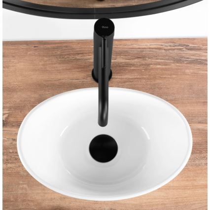 REA-U6803 - Umivaonik za radnu ploču KATE 24,5x36,5 cm keramika/sjajna bijela