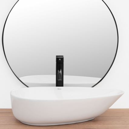 REA-U8536 - Nadgradni umivaonik GRETA 39x56 cm keramika/sjajna bijela