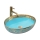 REA-U8709 - Nadpultni umivaonik MARGOT 40x52 cm keramika/plava/zlatna