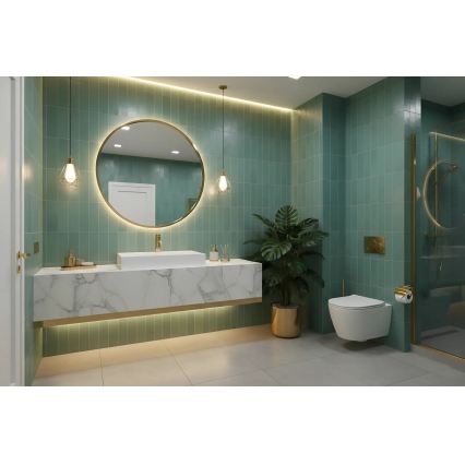 REA-U8900 - Umivaonik na ploču GOYA 37x50 cm kompozitni kamen/mat bijela