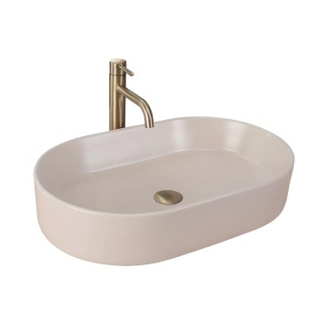 REA-U9661 - Umivaonik na ploču NADIA 38,5x61 cm keramika/bež