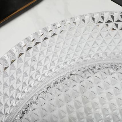 REA-U9670 - Umivaonik na ploču CRISTAL, promjer 35,5 cm, staklo/prozirno