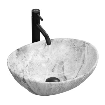 REA-U9908 - Umivaonik za ugradnju na radnu ploču SOFIA 34,5x41 cm keramika/imitacija kamena