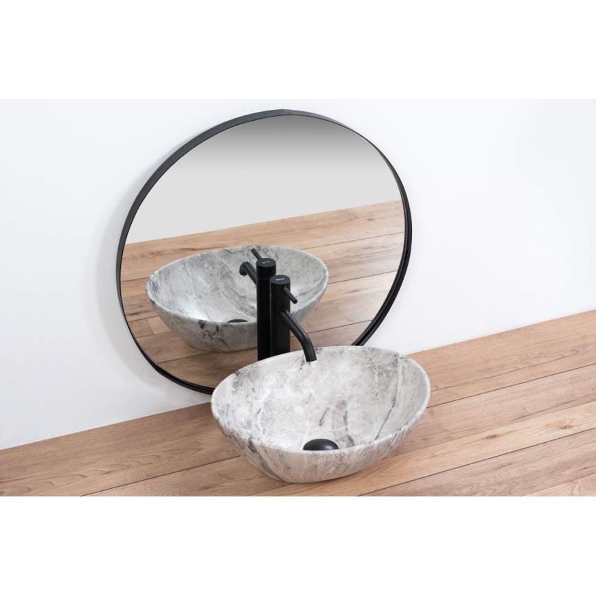 REA-U9908 - Umivaonik za ugradnju na radnu ploču SOFIA 34,5x41 cm keramika/imitacija kamena