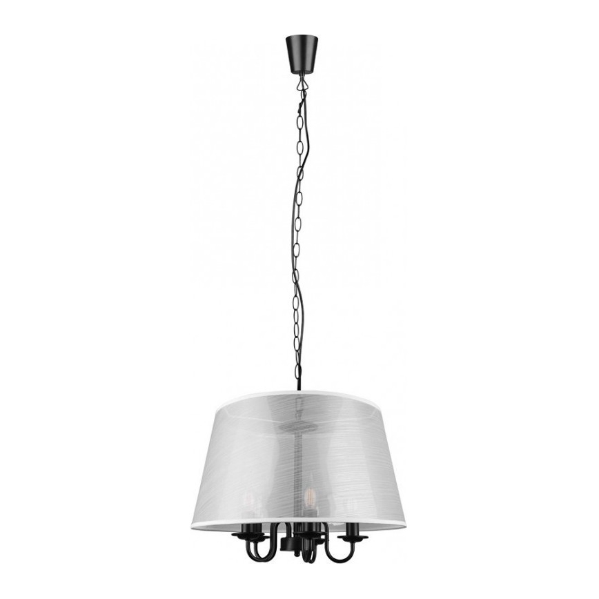 Reality - LED Luster na lancu CIMA 5xE14/40W/230V siva