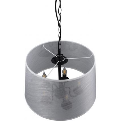 Reality - LED Luster na lancu CIMA 5xE14/40W/230V siva