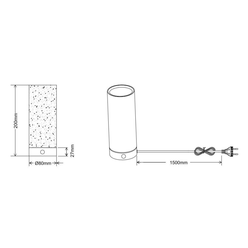 Reality - LED Prigušiva stolna lampa EMIR LED/4,5W/230V