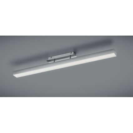 Reality - LED Prigušiva stropna svjetiljka AGANO LED/18W/230V mat krom